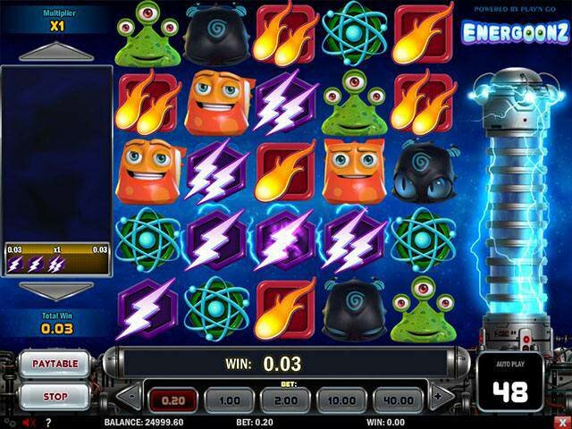 Energoonz Play'n GO automaty do gier screenshot