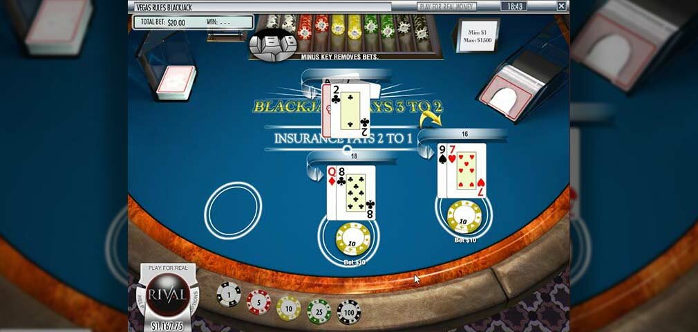 Blackjack Multi-hand Blackjack, Betsoft Slider - polskiekasyno.net