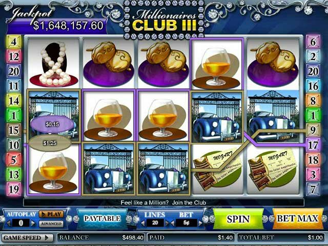 Automaty Do Gier Millionair's Club III, Cryptologic SS - polskiekasyno.net