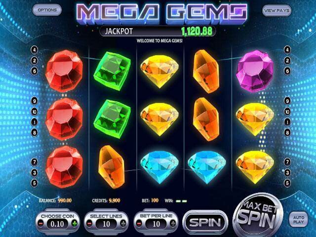  Mega Gems Dobra Mine automaty do gier SS Betsoft 