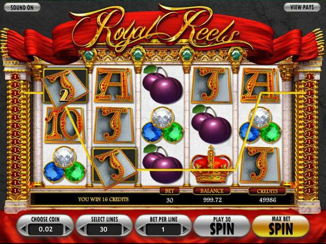 Royal Reels Betsoft automaty do gier screenshot