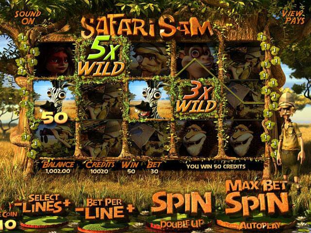 Safari Sam Betsoft automaty do gier slider